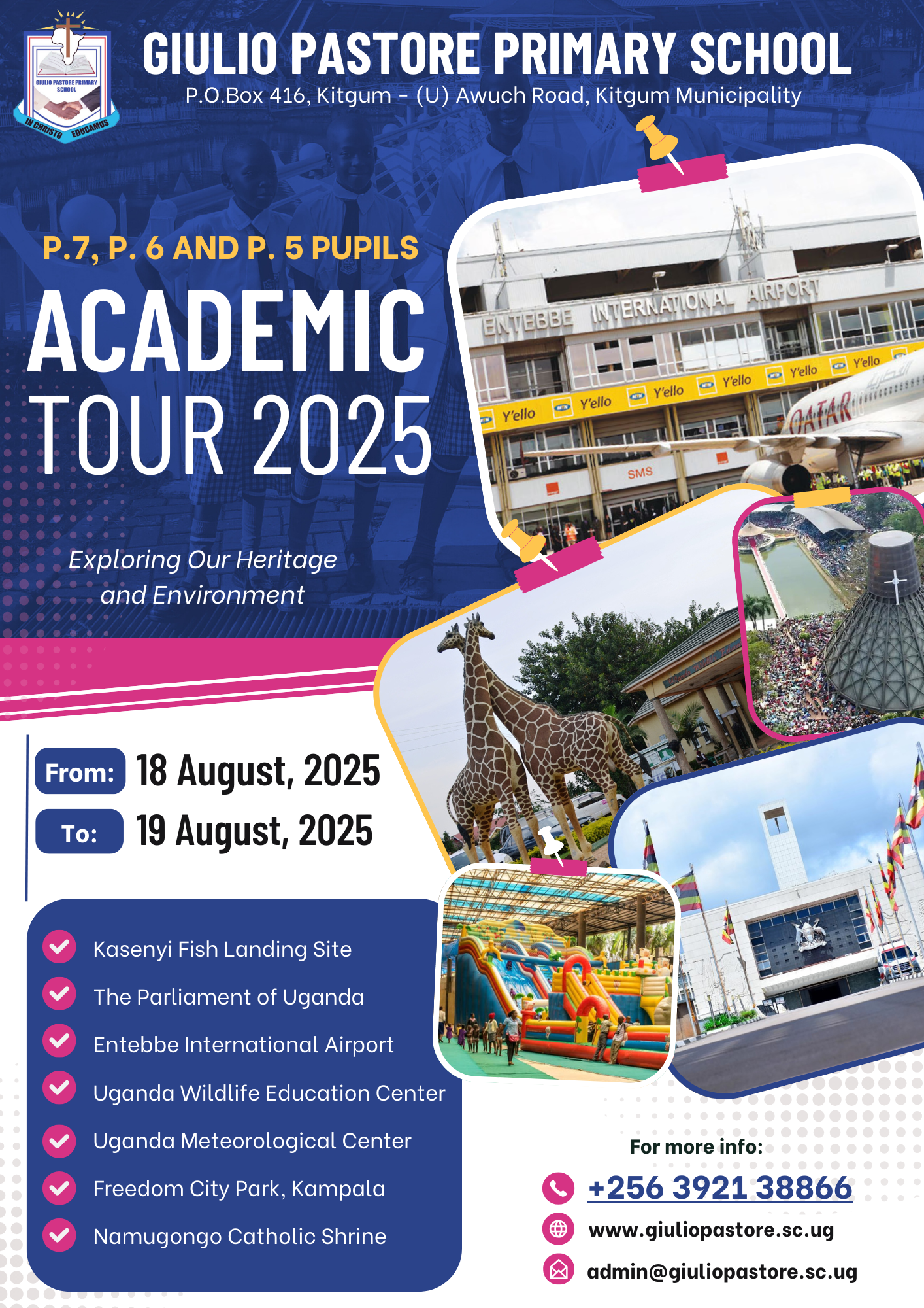Academic Tour 2025 announcement